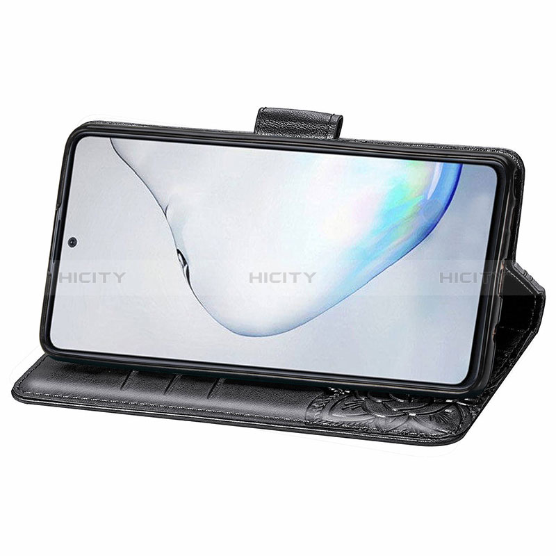 Handytasche Stand Schutzhülle Flip Leder Hülle Schmetterling für Samsung Galaxy Note 10 Lite