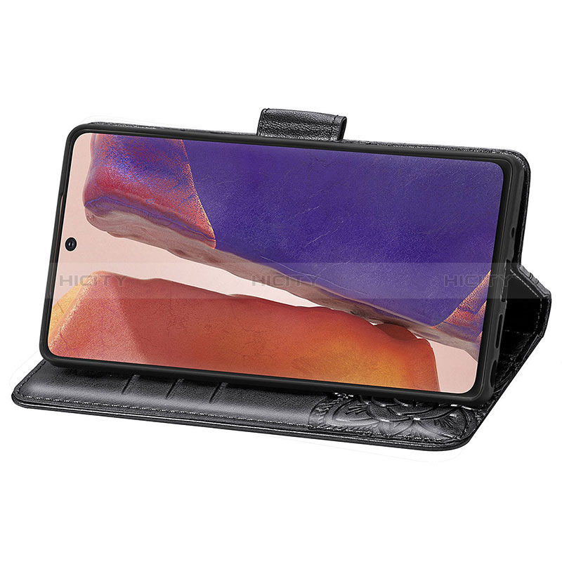 Handytasche Stand Schutzhülle Flip Leder Hülle Schmetterling für Samsung Galaxy Note 20 5G