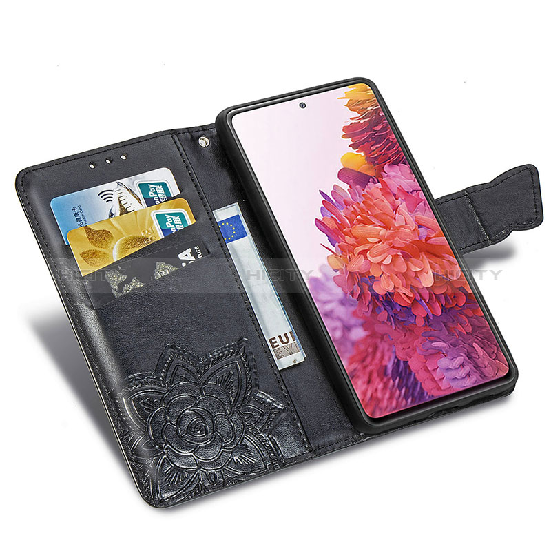 Handytasche Stand Schutzhülle Flip Leder Hülle Schmetterling für Samsung Galaxy S20 FE 4G