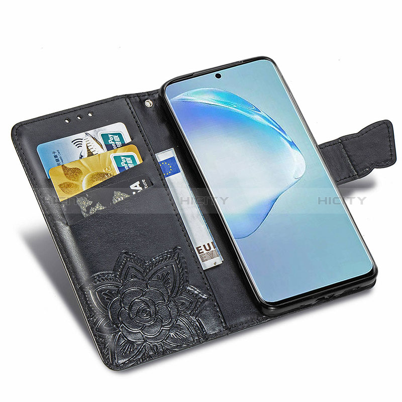 Handytasche Stand Schutzhülle Flip Leder Hülle Schmetterling für Samsung Galaxy S20 Plus 5G