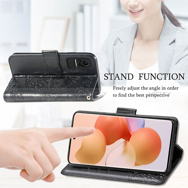 Handytasche Stand Schutzhülle Flip Leder Hülle Schmetterling für Xiaomi Civi 1S 5G