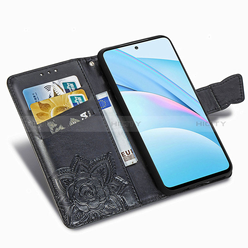 Handytasche Stand Schutzhülle Flip Leder Hülle Schmetterling für Xiaomi Mi 10T Lite 5G