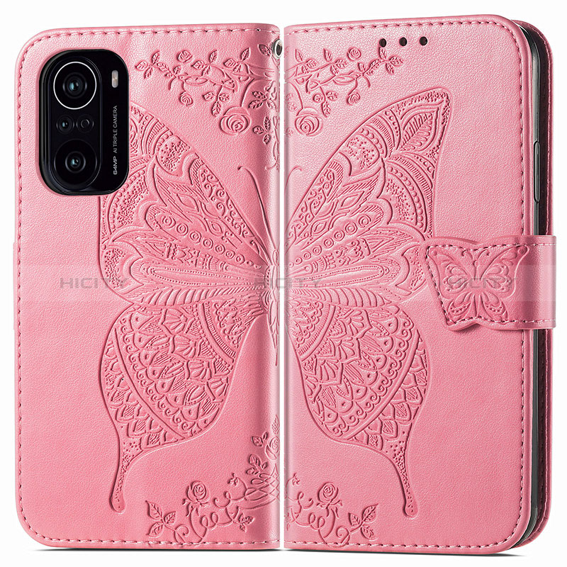 Handytasche Stand Schutzhülle Flip Leder Hülle Schmetterling für Xiaomi Mi 11i 5G