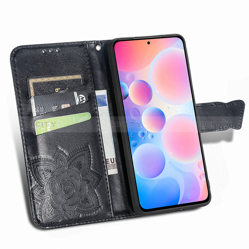 Handytasche Stand Schutzhülle Flip Leder Hülle Schmetterling für Xiaomi Mi 11X Pro 5G