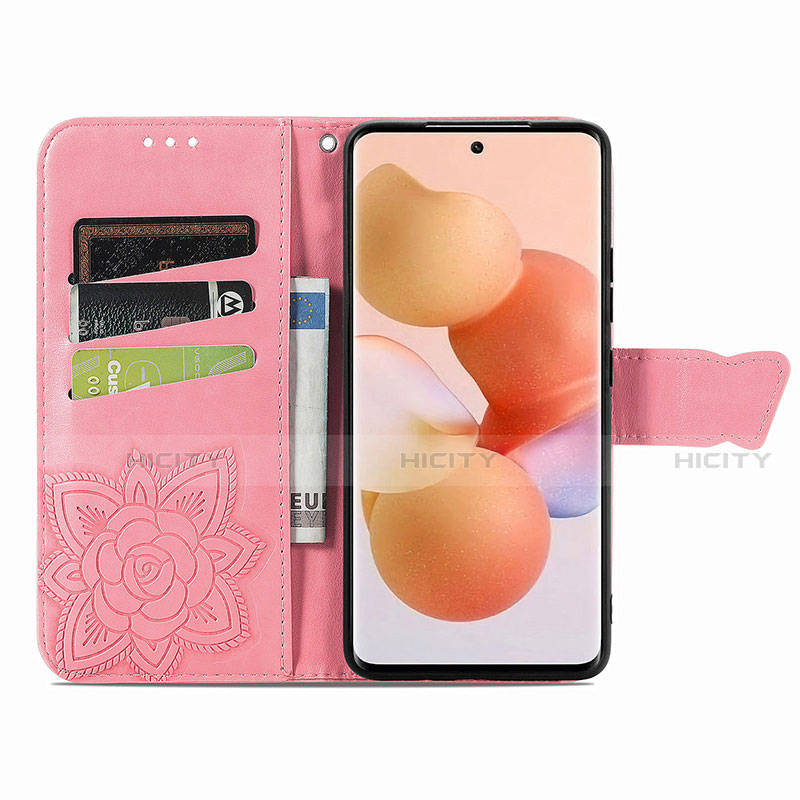 Handytasche Stand Schutzhülle Flip Leder Hülle Schmetterling für Xiaomi Mi 12 5G