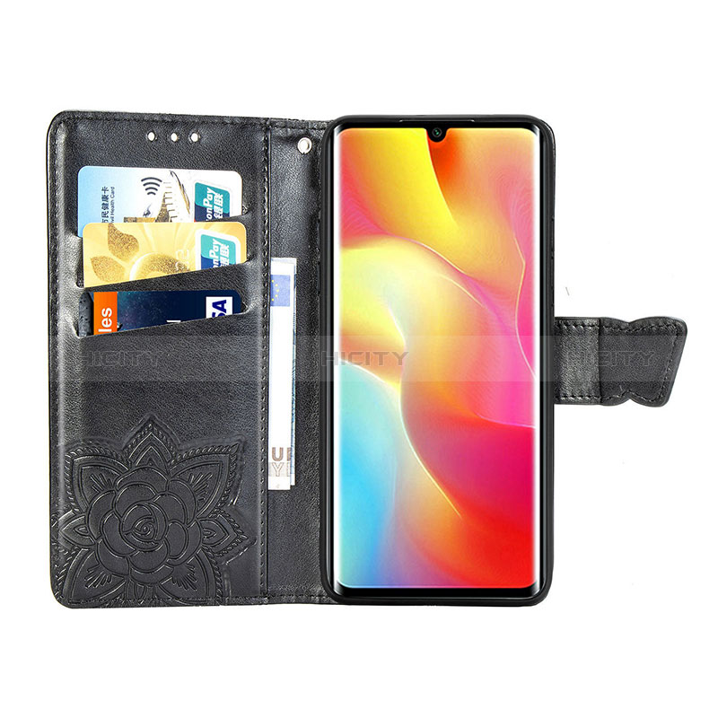 Handytasche Stand Schutzhülle Flip Leder Hülle Schmetterling für Xiaomi Mi Note 10 Lite