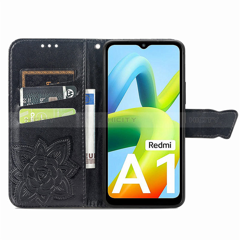 Handytasche Stand Schutzhülle Flip Leder Hülle Schmetterling für Xiaomi Redmi A2