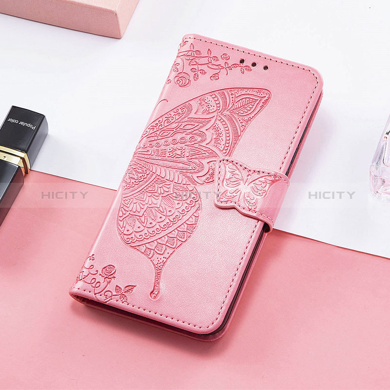 Handytasche Stand Schutzhülle Flip Leder Hülle Schmetterling S01D für Huawei Honor 60 SE 5G groß