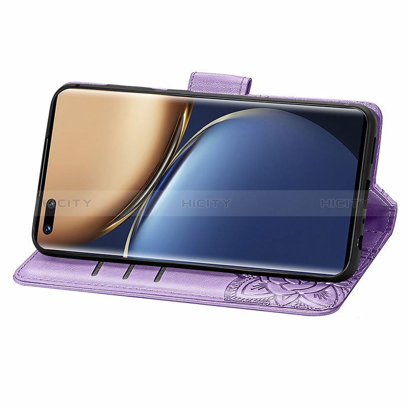 Handytasche Stand Schutzhülle Flip Leder Hülle Schmetterling S01D für Huawei Honor Magic3 5G groß