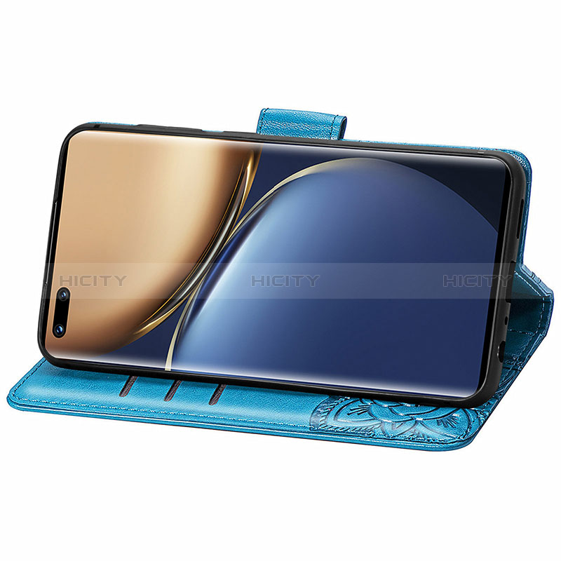 Handytasche Stand Schutzhülle Flip Leder Hülle Schmetterling S01D für Huawei Honor Magic3 Pro 5G groß