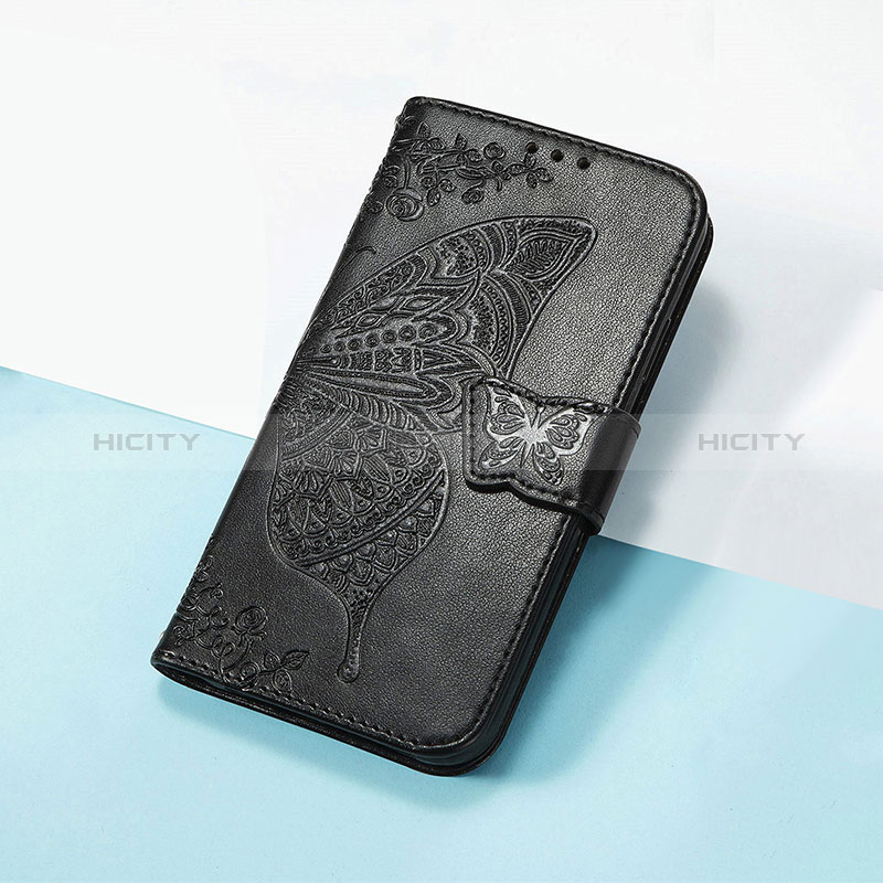 Handytasche Stand Schutzhülle Flip Leder Hülle Schmetterling S01D für Huawei Honor Magic3 Pro 5G Schwarz Plus