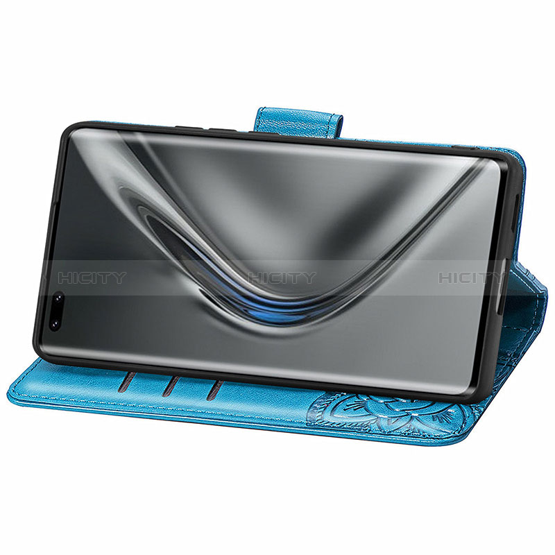 Handytasche Stand Schutzhülle Flip Leder Hülle Schmetterling S01D für Huawei Honor V40 5G