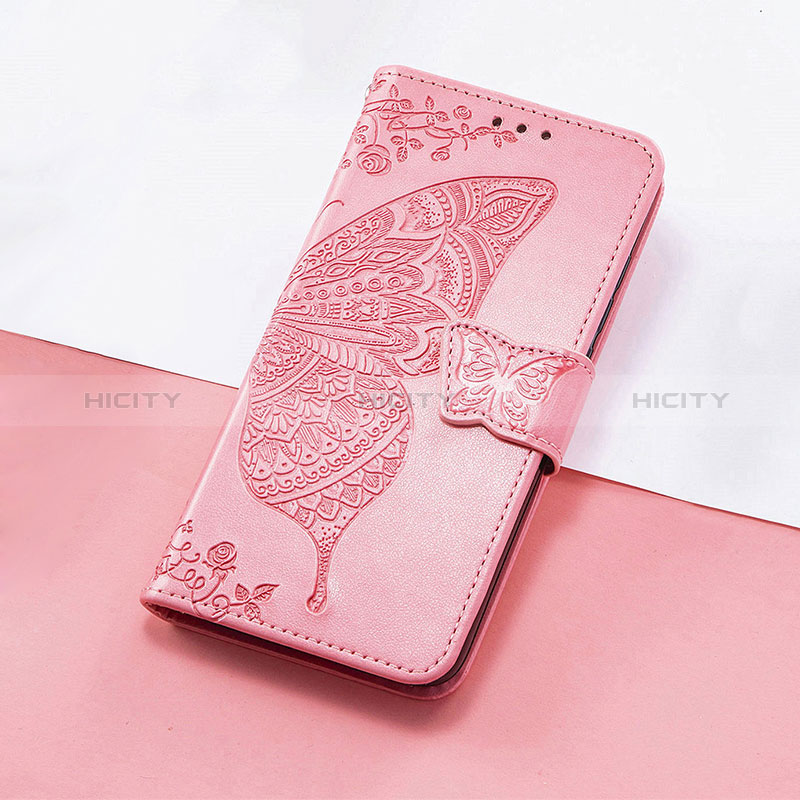 Handytasche Stand Schutzhülle Flip Leder Hülle Schmetterling S01D für Huawei Nova 10 SE Pink