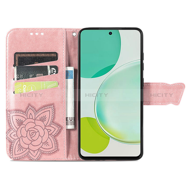 Handytasche Stand Schutzhülle Flip Leder Hülle Schmetterling S01D für Huawei Nova 11i