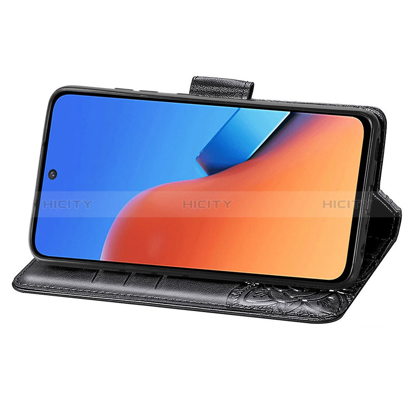 Handytasche Stand Schutzhülle Flip Leder Hülle Schmetterling S01D für Xiaomi Redmi 12 4G