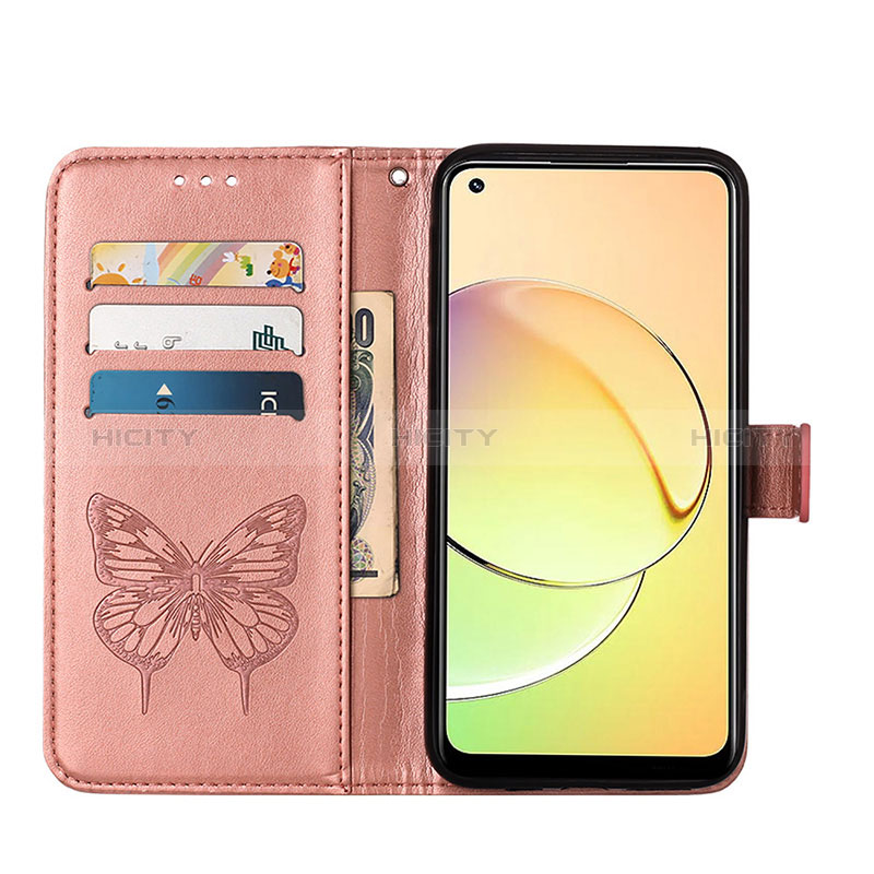 Handytasche Stand Schutzhülle Flip Leder Hülle Schmetterling Y01B für Realme 10 4G