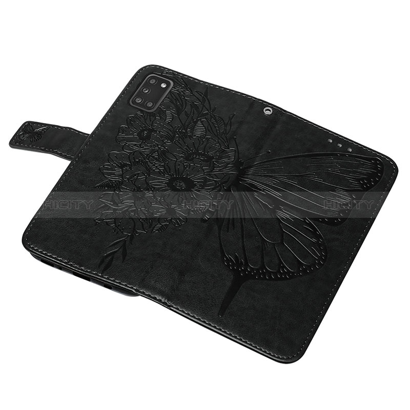 Handytasche Stand Schutzhülle Flip Leder Hülle Schmetterling Y01B für Samsung Galaxy A21s