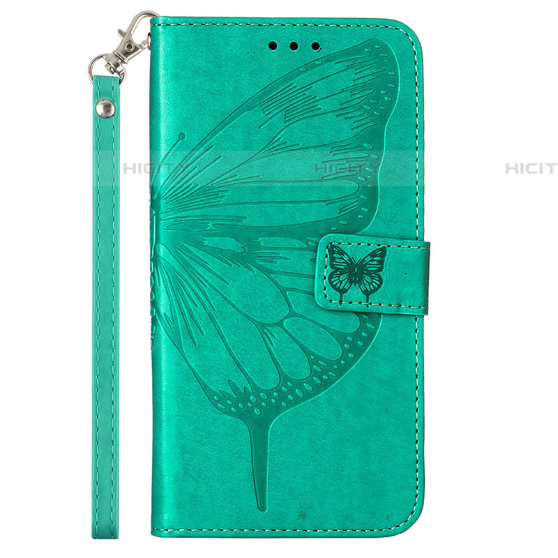 Handytasche Stand Schutzhülle Flip Leder Hülle Schmetterling Y01B für Samsung Galaxy A73 5G