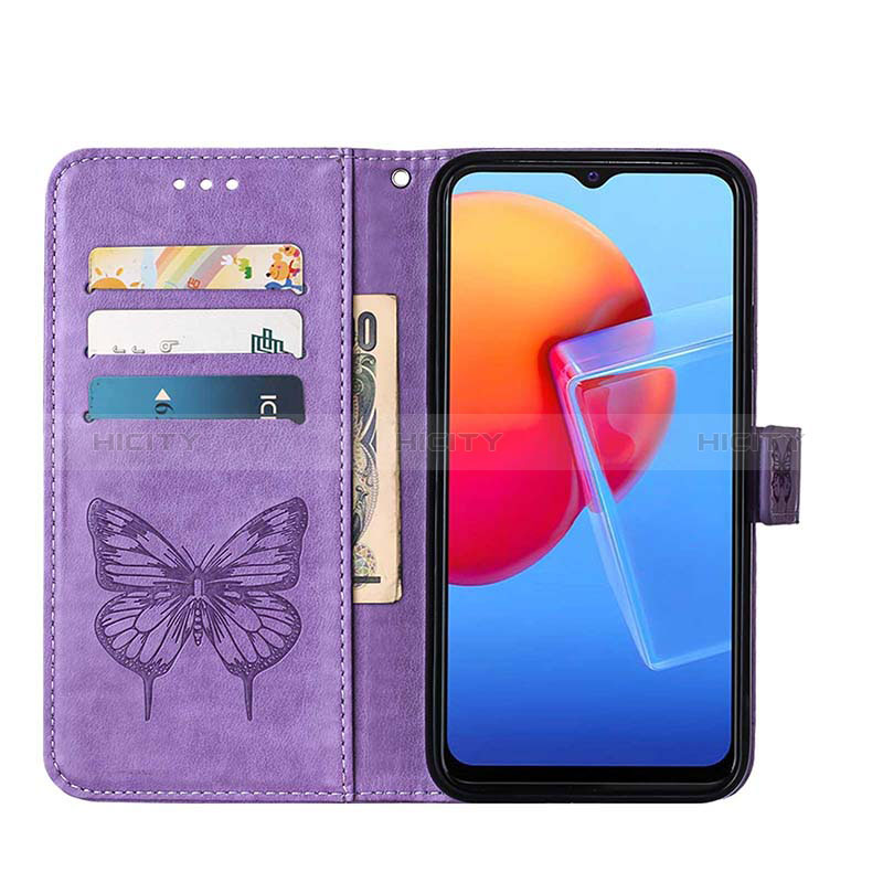 Handytasche Stand Schutzhülle Flip Leder Hülle Schmetterling Y01B für Vivo Y53s NFC groß