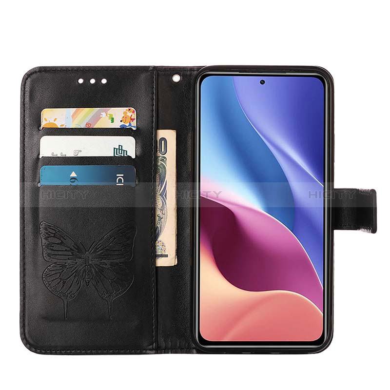 Handytasche Stand Schutzhülle Flip Leder Hülle Schmetterling Y01B für Xiaomi Mi 11i 5G groß