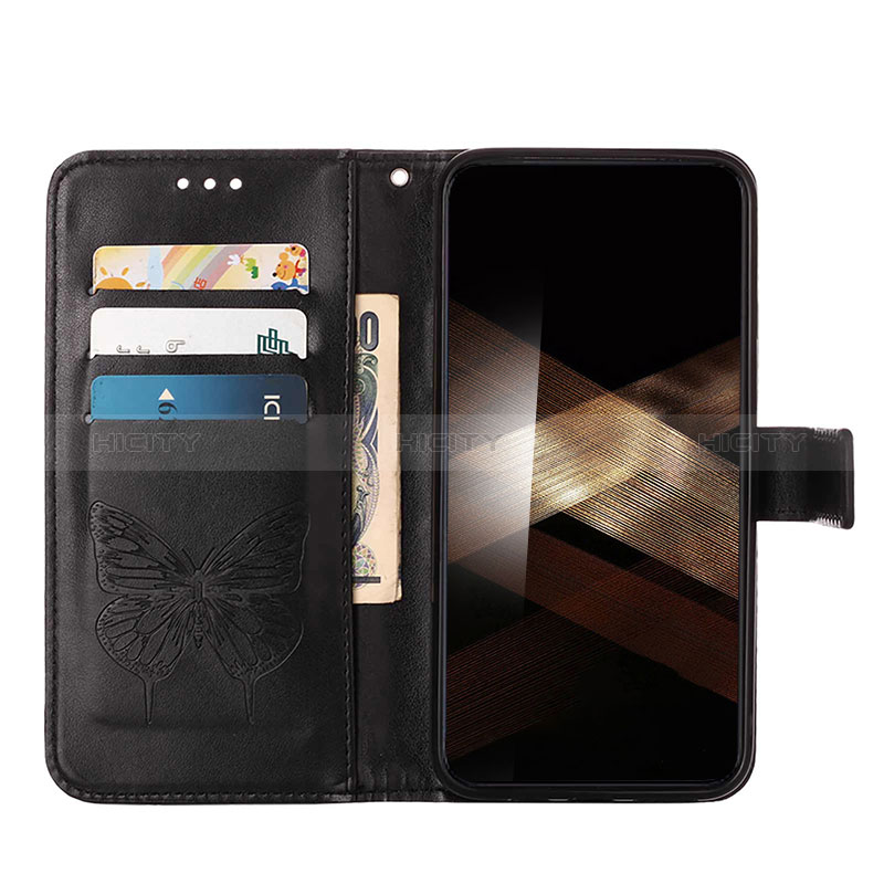 Handytasche Stand Schutzhülle Flip Leder Hülle Schmetterling Y06B für Samsung Galaxy S24 Plus 5G