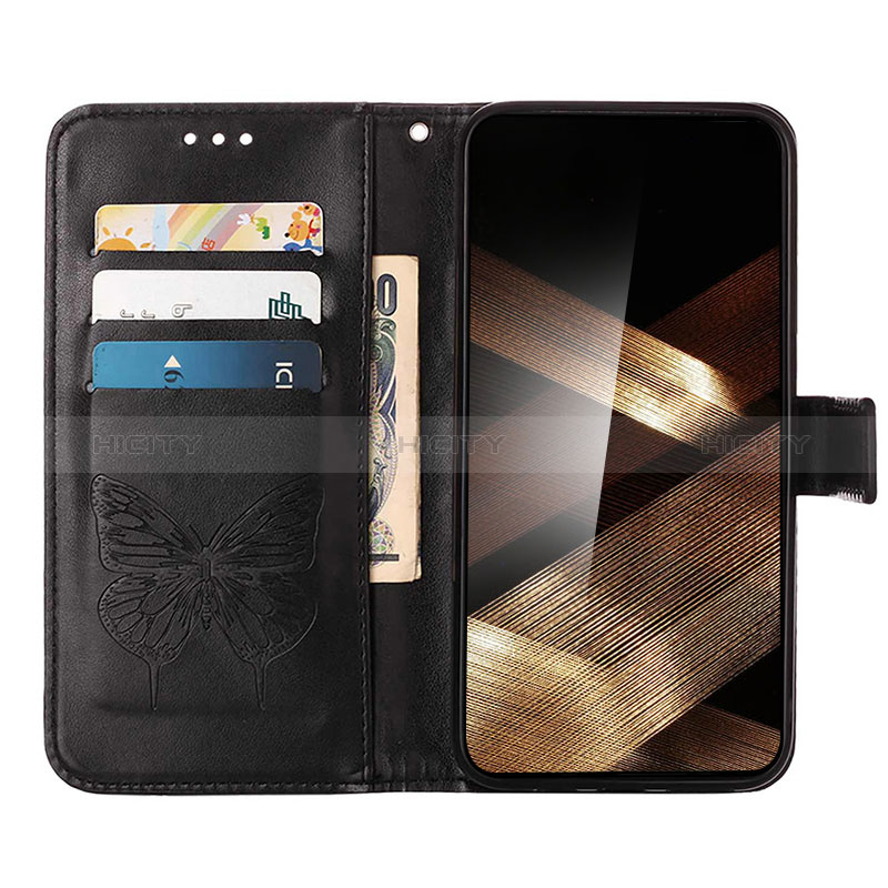 Handytasche Stand Schutzhülle Flip Leder Hülle Schmetterling YB2 für Huawei Mate 60 Pro+ Plus