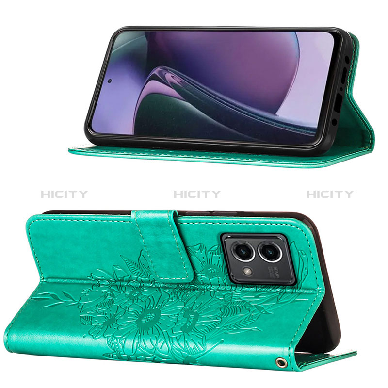 Handytasche Stand Schutzhülle Flip Leder Hülle Schmetterling YB2 für Motorola Moto G Stylus (2023) 4G