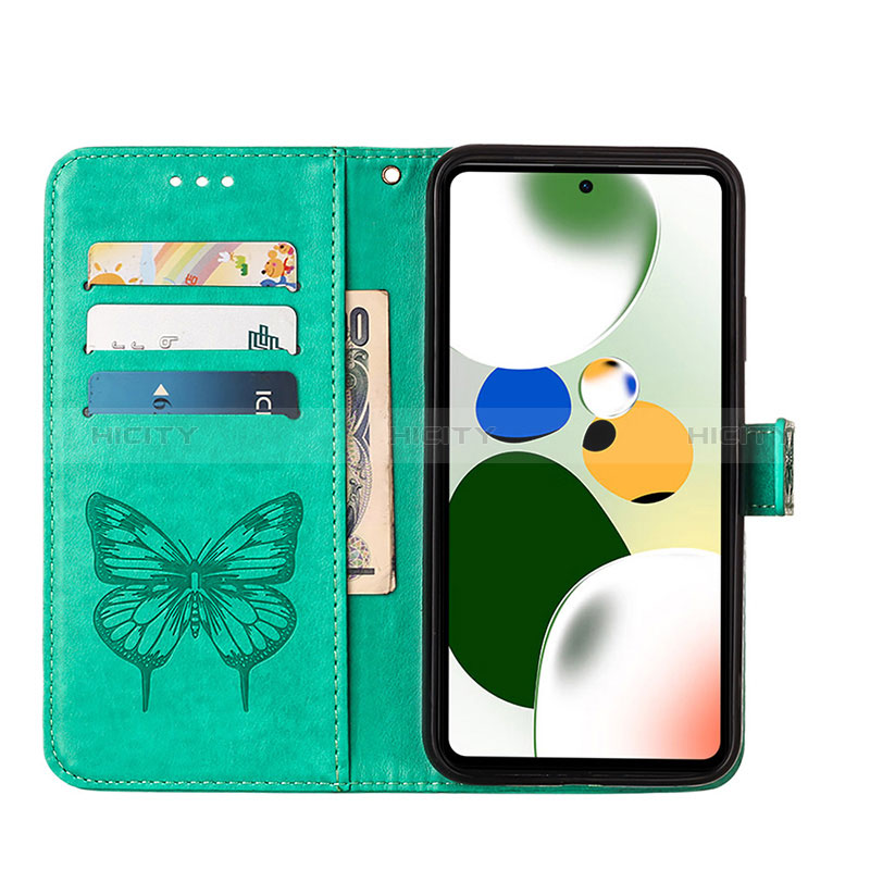 Handytasche Stand Schutzhülle Flip Leder Hülle Schmetterling YB2 für Xiaomi Poco X5 Pro 5G