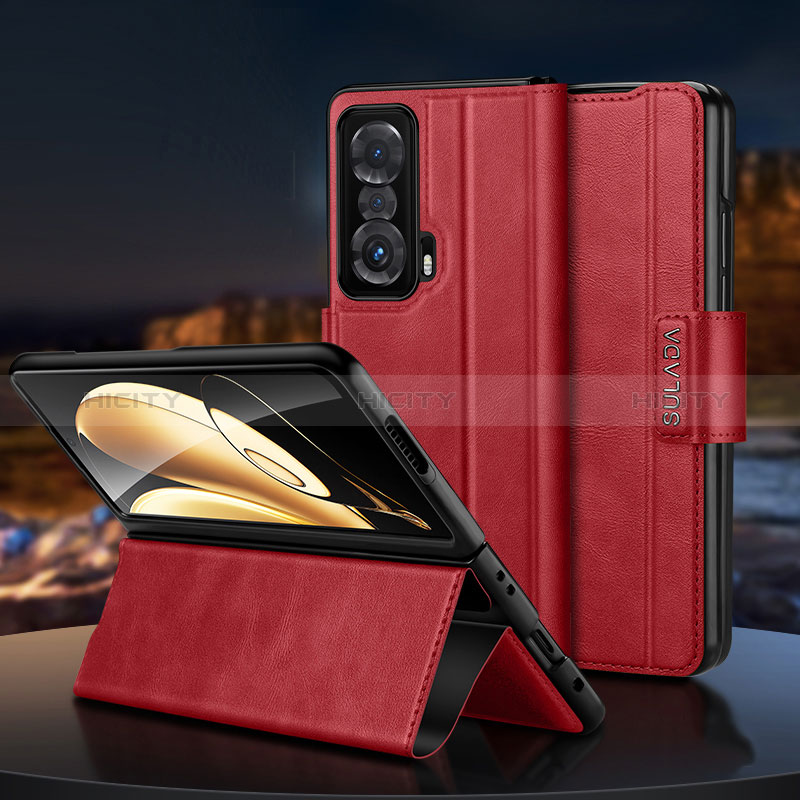 Handytasche Stand Schutzhülle Flip Leder Hülle SD1 für Huawei Honor Magic V 5G groß