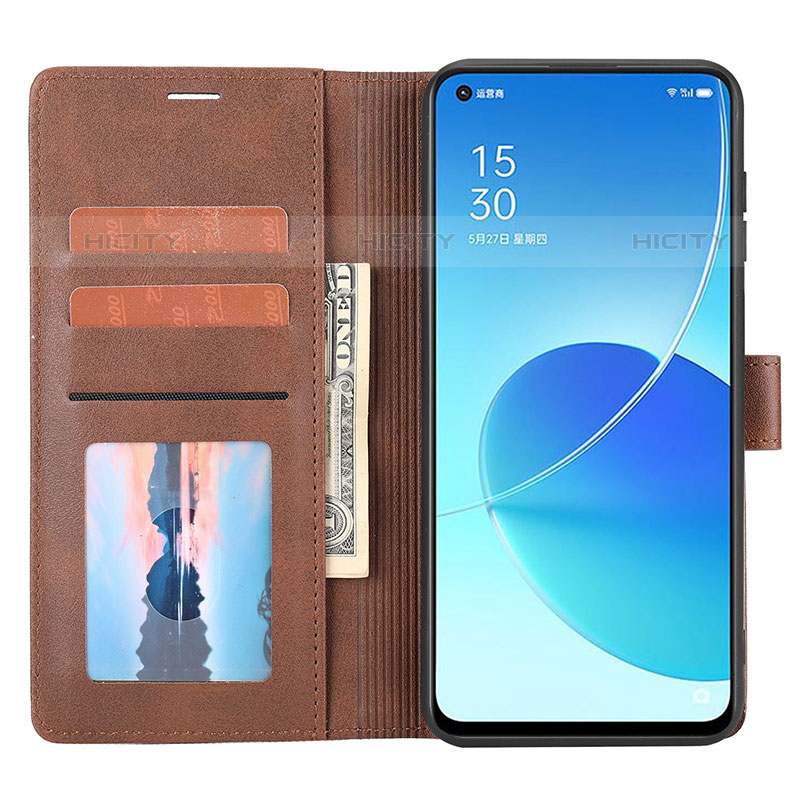 Handytasche Stand Schutzhülle Flip Leder Hülle SY1 für Oppo Reno6 5G