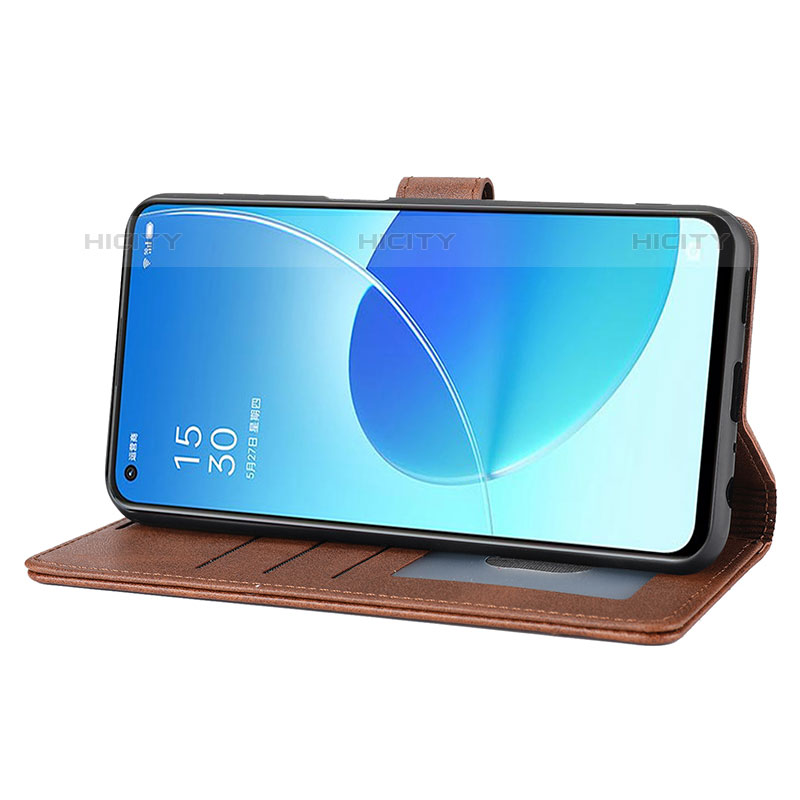 Handytasche Stand Schutzhülle Flip Leder Hülle SY1 für Oppo Reno6 5G