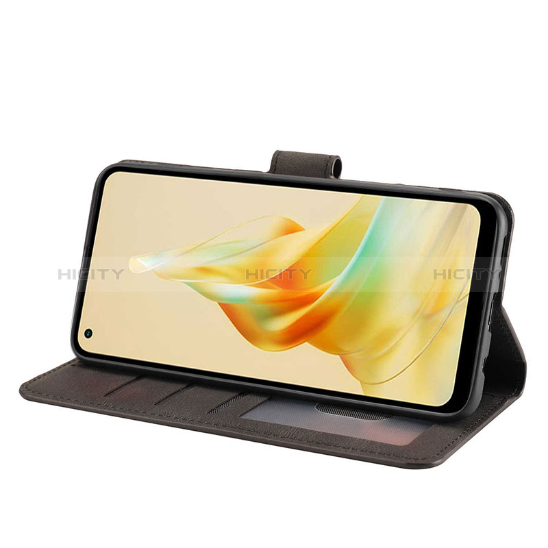 Handytasche Stand Schutzhülle Flip Leder Hülle SY1 für Oppo Reno8 T 4G groß