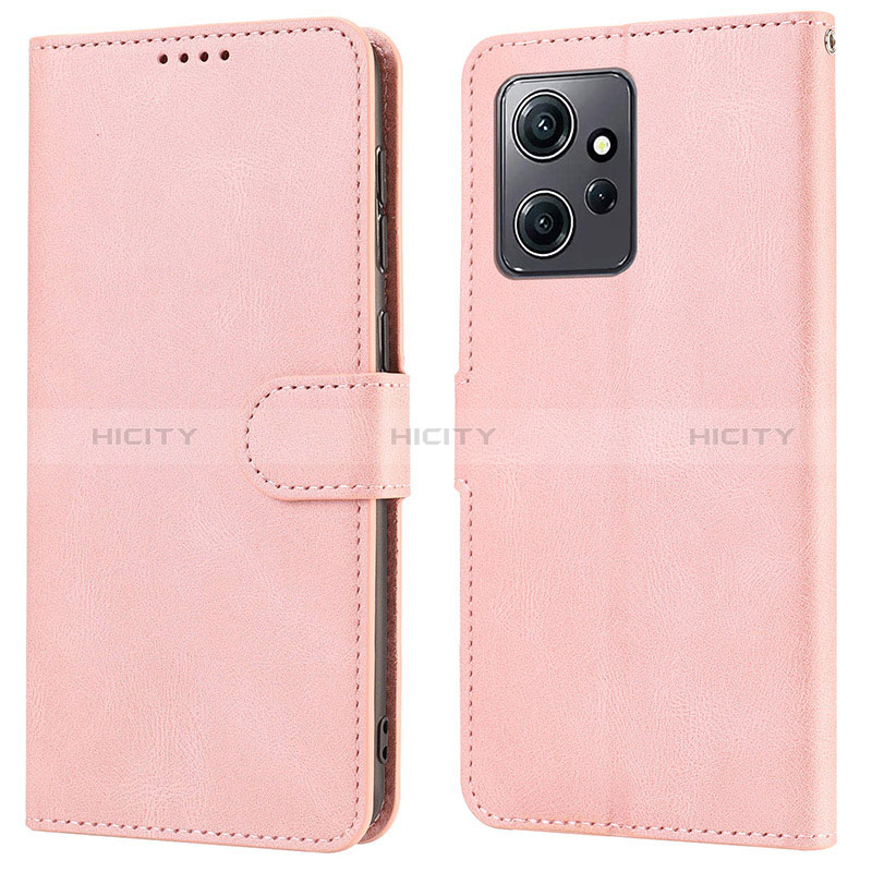 Handytasche Stand Schutzhülle Flip Leder Hülle SY1 für Xiaomi Redmi Note 12 4G Rosa