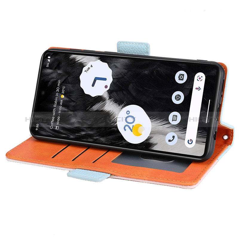 Handytasche Stand Schutzhülle Flip Leder Hülle SY2 für Google Pixel 7 5G