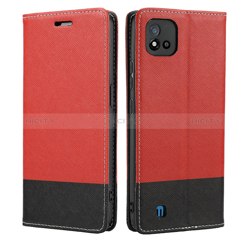 Handytasche Stand Schutzhülle Flip Leder Hülle SY2 für Realme C20 Rot