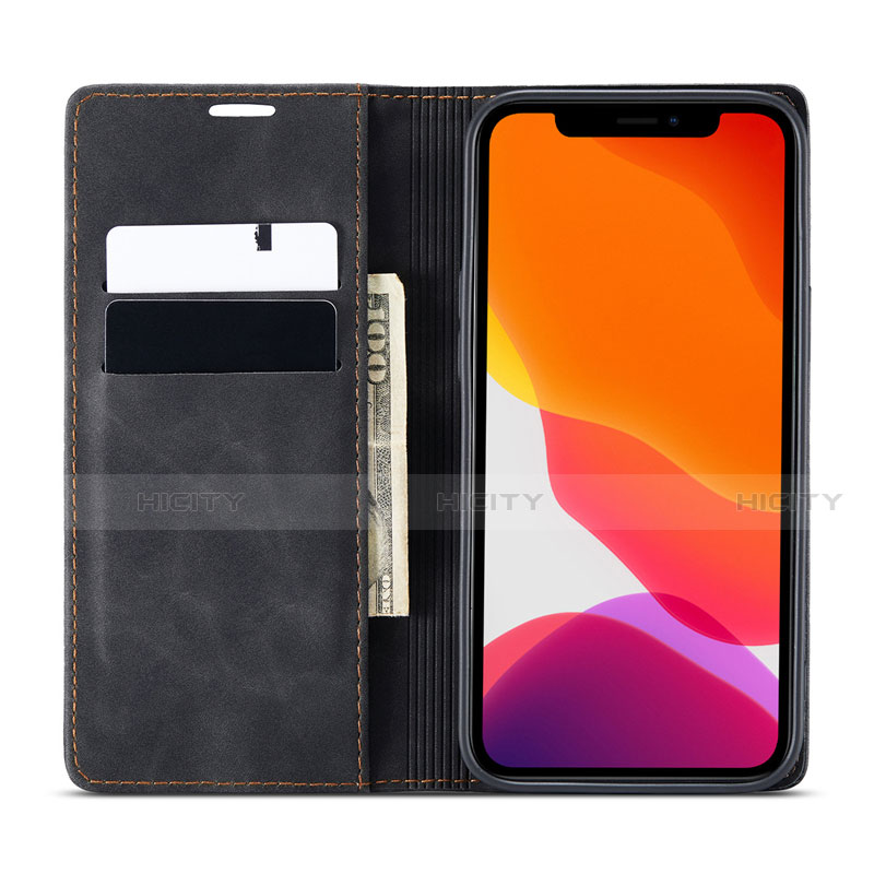 Handytasche Stand Schutzhülle Flip Leder Hülle T01 für Apple iPhone 12 Pro