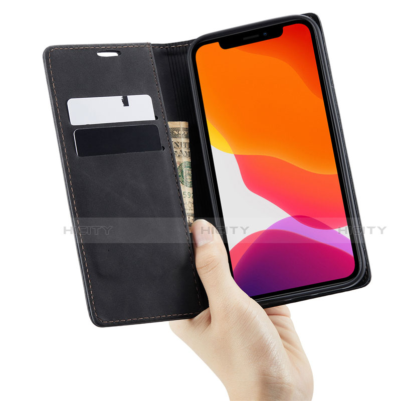 Handytasche Stand Schutzhülle Flip Leder Hülle T01 für Apple iPhone 12 Pro