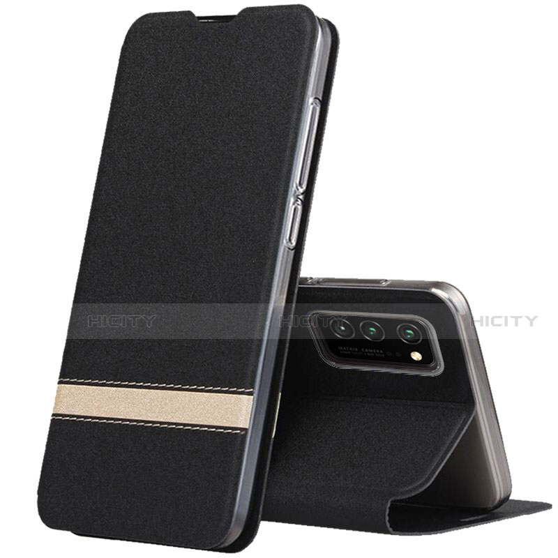 Handytasche Stand Schutzhülle Flip Leder Hülle T01 für Huawei Honor V30 5G groß