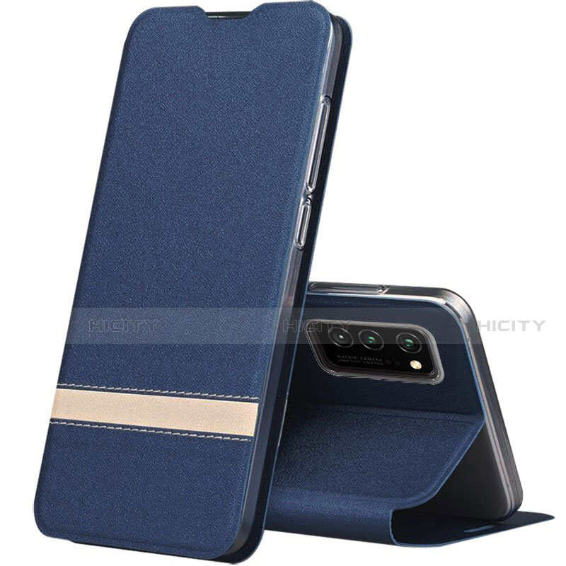 Handytasche Stand Schutzhülle Flip Leder Hülle T01 für Huawei Honor V30 5G groß