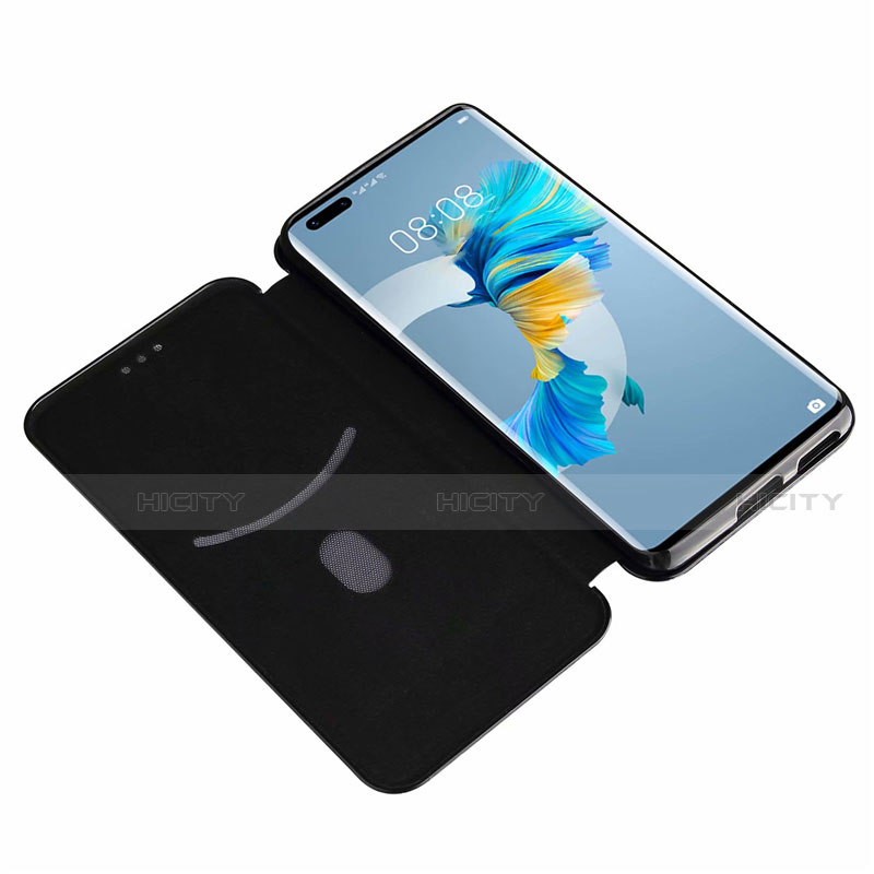 Handytasche Stand Schutzhülle Flip Leder Hülle T01 für Huawei Mate 40 Pro groß