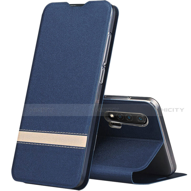 Handytasche Stand Schutzhülle Flip Leder Hülle T01 für Huawei Nova 6 5G groß