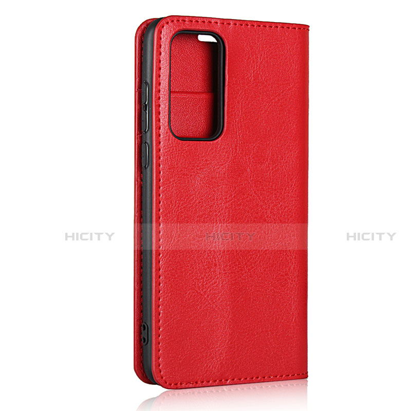 Handytasche Stand Schutzhülle Flip Leder Hülle T01 für Huawei P40 Rot