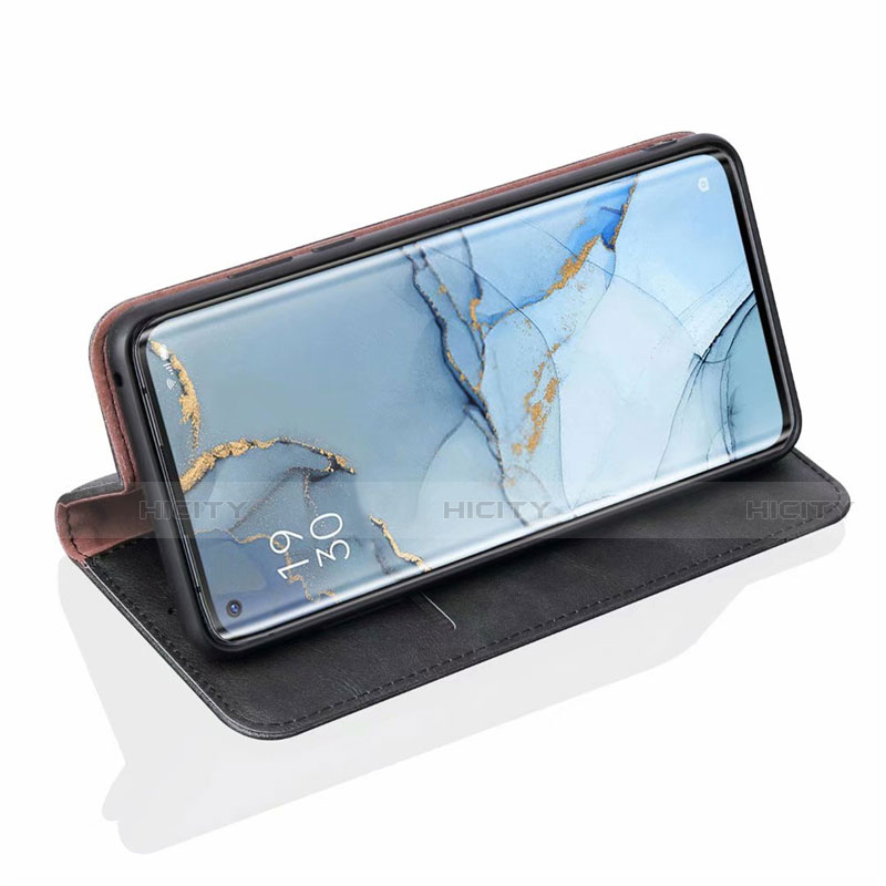 Handytasche Stand Schutzhülle Flip Leder Hülle T01 für Oppo Find X2 Neo