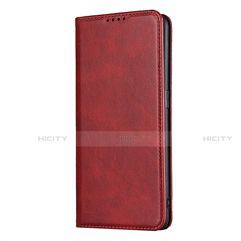 Handytasche Stand Schutzhülle Flip Leder Hülle T01 für Oppo Find X2 Pro Rot