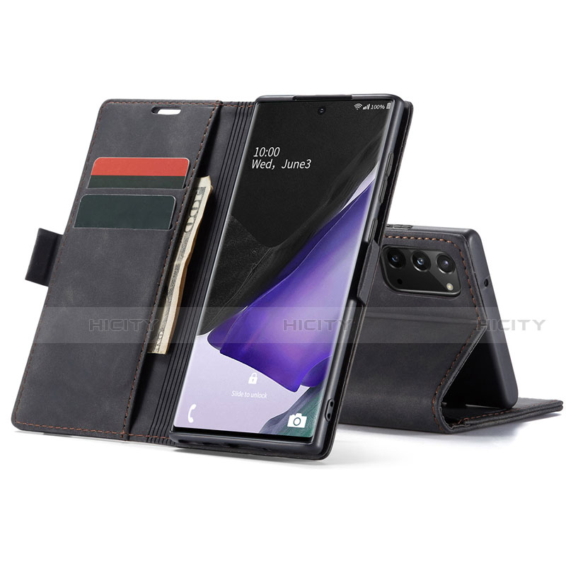 Handytasche Stand Schutzhülle Flip Leder Hülle T01 für Samsung Galaxy Note 20 5G