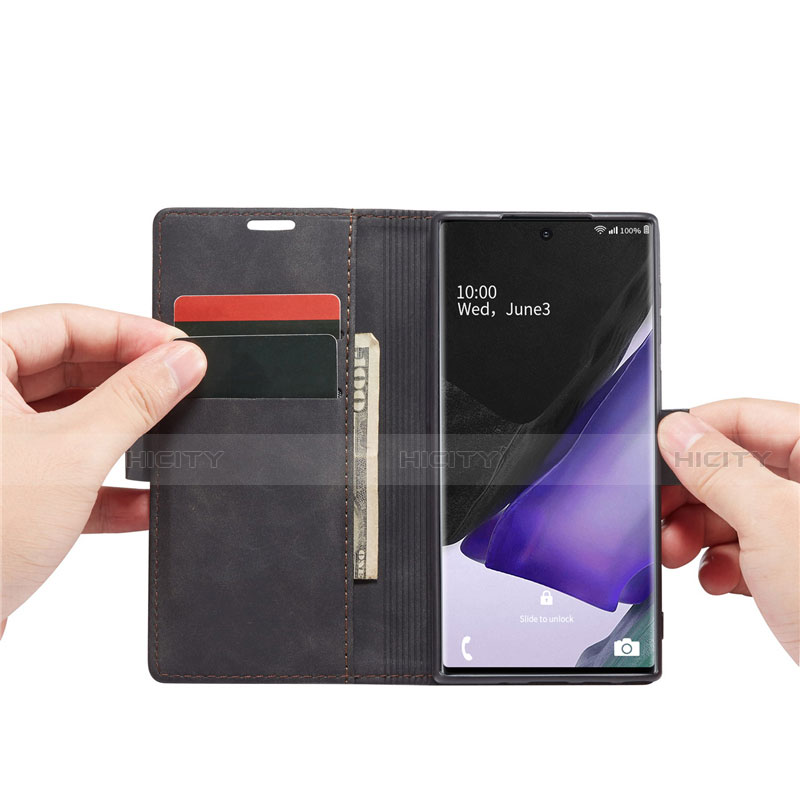 Handytasche Stand Schutzhülle Flip Leder Hülle T01 für Samsung Galaxy Note 20 5G