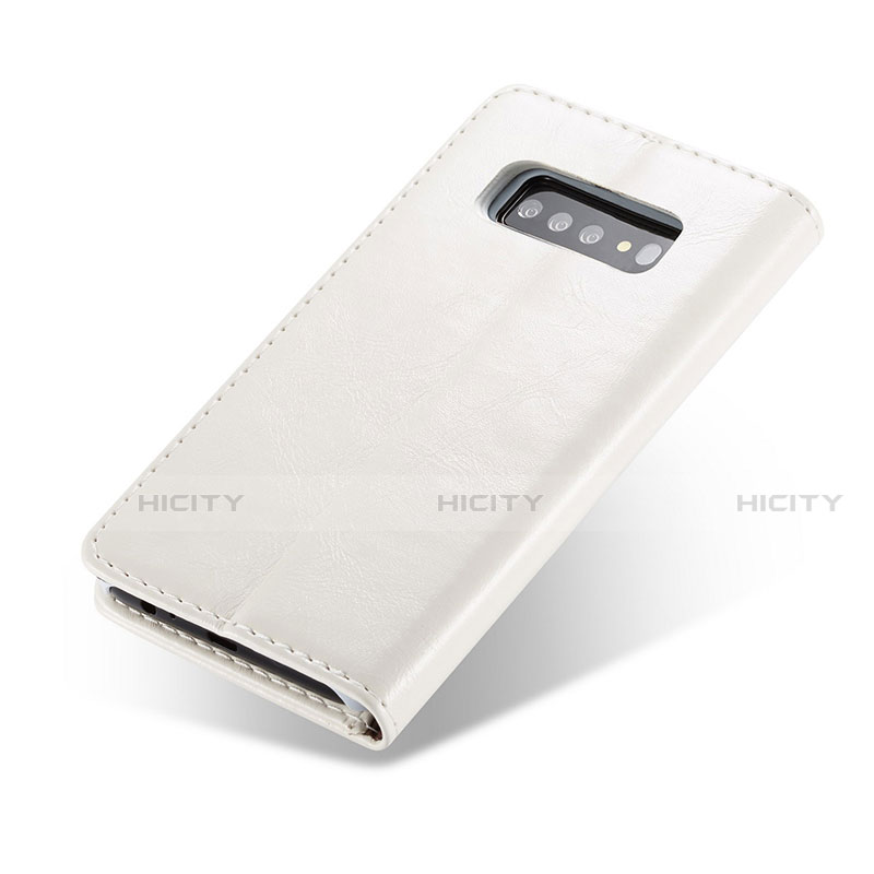 Handytasche Stand Schutzhülle Flip Leder Hülle T01 für Samsung Galaxy S10 5G groß