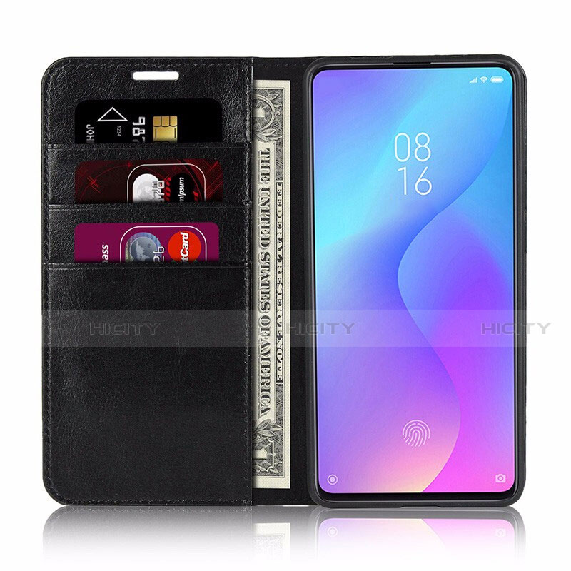 Handytasche Stand Schutzhülle Flip Leder Hülle T01 für Xiaomi Mi 9T groß