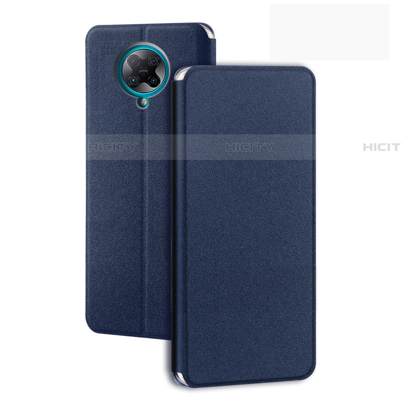 Handytasche Stand Schutzhülle Flip Leder Hülle T01 für Xiaomi Poco F2 Pro Blau