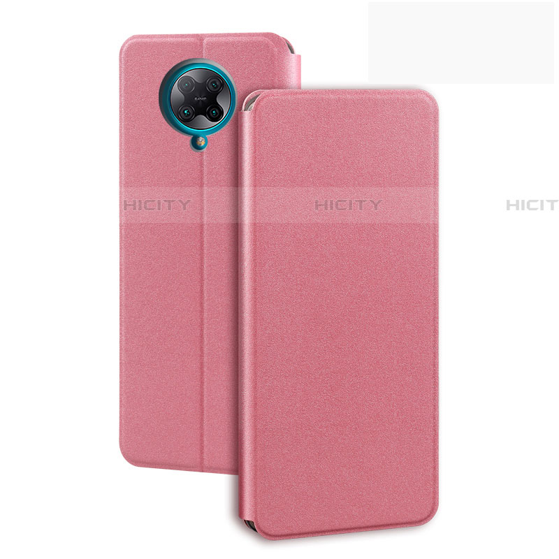 Handytasche Stand Schutzhülle Flip Leder Hülle T01 für Xiaomi Poco F2 Pro Rosa